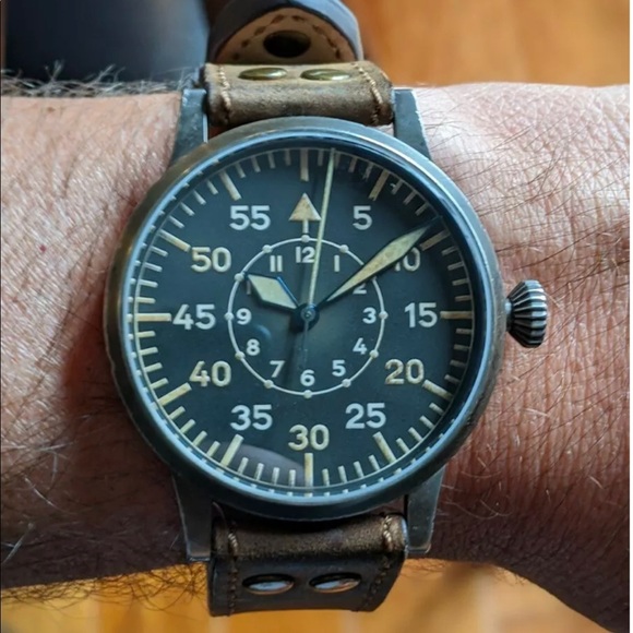 Laco Dortmund Erbstuck Pilot Watch Original 45mm - Picture 8 of 10
